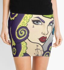 Tentacle Pin Up Mini Skirt