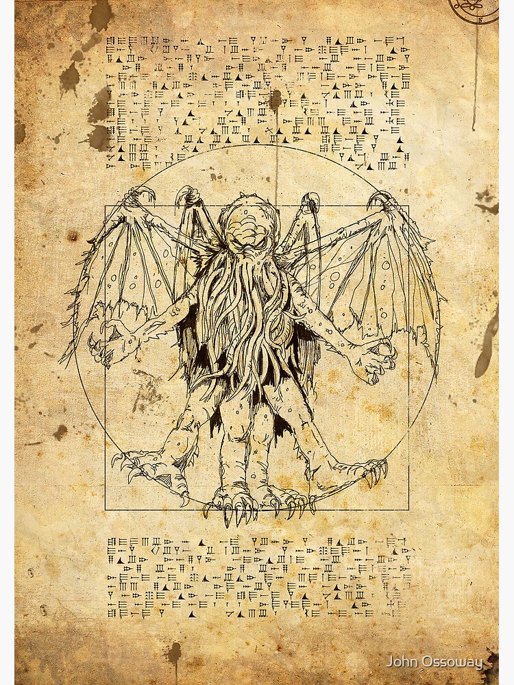 Cthulhu Vitruvian by jossoway