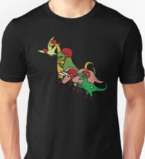 Roller Derby Dinosaurs Unisex T-Shirt
