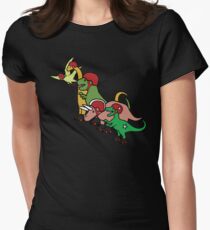 Roller Derby Dinosaurs Women's Fitted T-Shirt