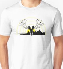 Deer Flowers SF - Red Unisex T-Shirt