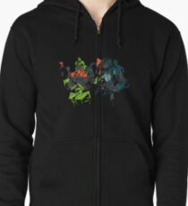 Kup & Springer Zipped Hoodie