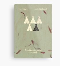 Four Weddings and a Cliche Metal Print