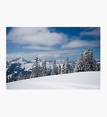 Austrian snow Photographic Print