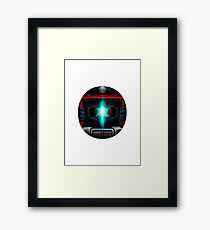 Geek letter O Framed Print