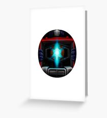 Geek letter O Greeting Card