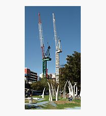Hidmarsh Square, Adelaide - with Sculptures Photographic Print