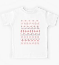 Christmas Jumper Fair Isle for Bikers Kids Tee