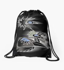 3 crows Drawstring Bag