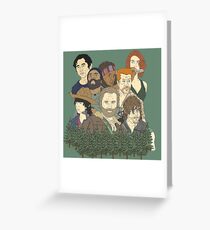 The Walking Dead Greeting Card