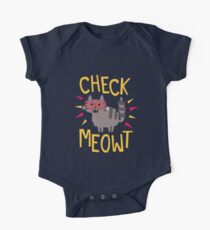 Check Meowt One Piece - Short Sleeve