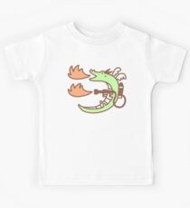 Dragon With A Flamethrower Kids T-Shirt
