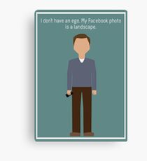 Jeff Winger: "Facebook Photo" Canvas Print