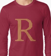 Weasley Sweater Letter R Long Sleeve T-Shirt