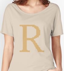 Weasley Sweater Letter R Women's Relaxed Fit T-Shirt