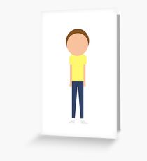 Minimalist Morty Greeting Card