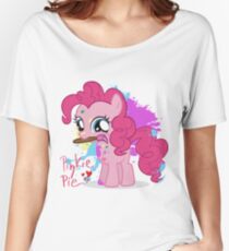 Pinkie Pie Color Splatter Women's Relaxed Fit T-Shirt