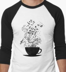 Cup of Music Men's Baseball ¾ T-Shirt