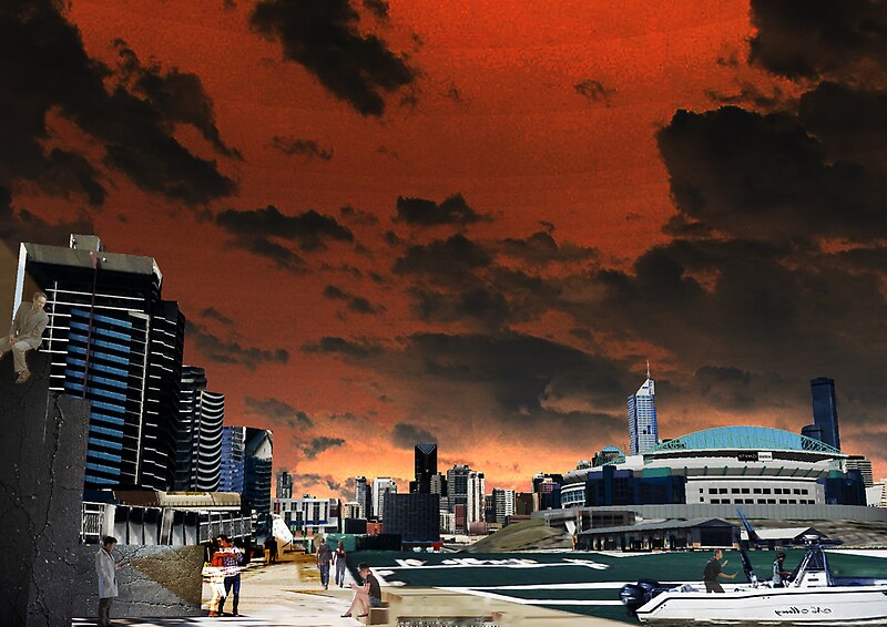"Melbourne Docklands, Australia 02" by KimDiep | Redbubble