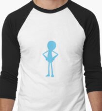 Minimalist Mr Meeseeks Baseball ¾ Sleeve T-Shirt