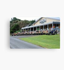 East West Quad Bike Ride, Marrawah Tavern. Canvas Print
