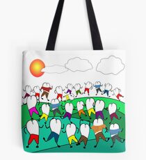 Whimsical Dental Teeth Art Tote Bag