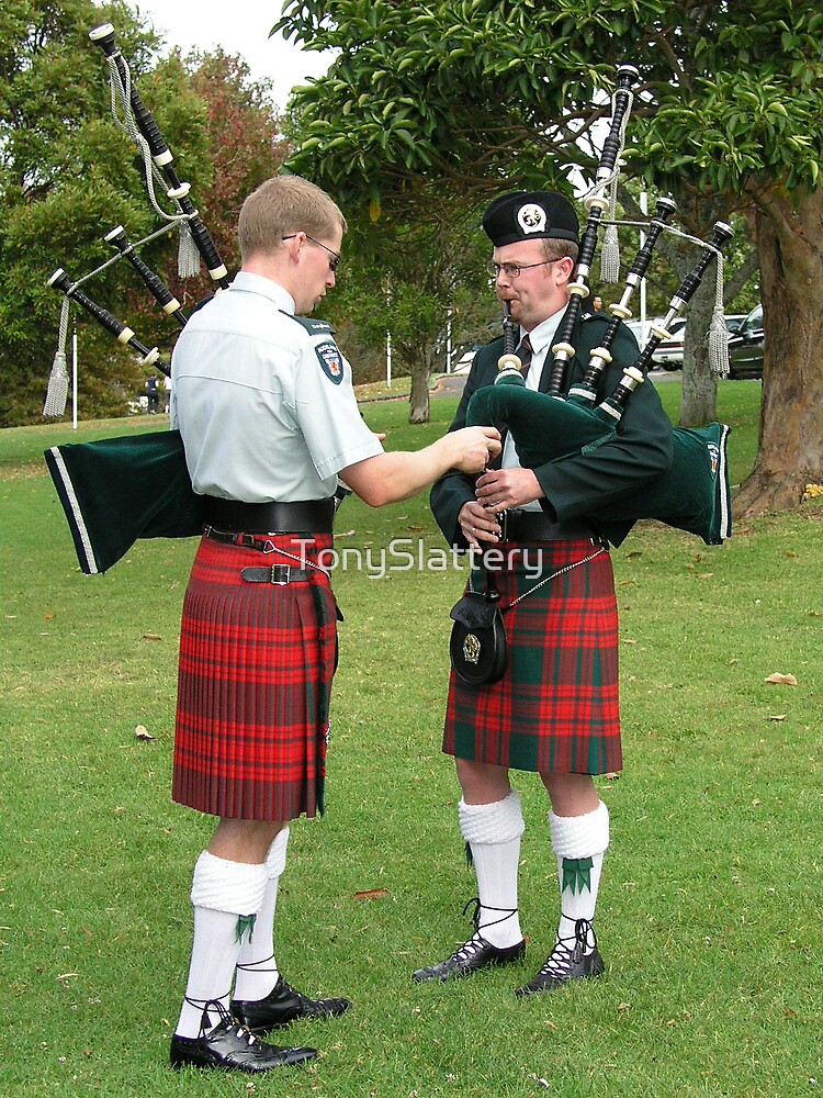 Scottish Bagpipe Band Practice New Zealand by TonySlattery