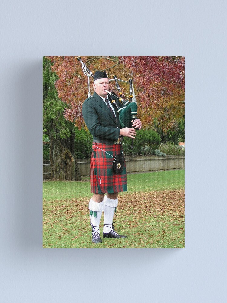Alternate view of Lone Piper Canvas Print