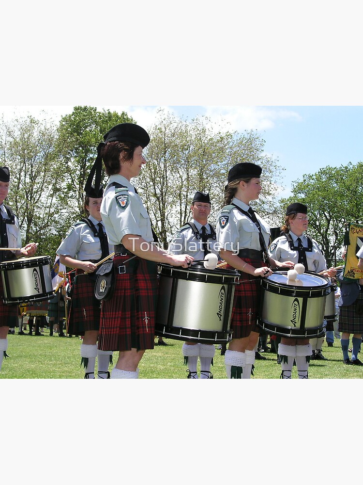 Pipe Band Drummers by TonySlattery