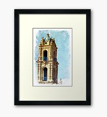 Plaza Details Framed Print