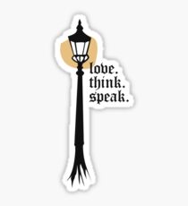 Love. Think. Speak Sticker