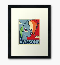 AWESOME Framed Print