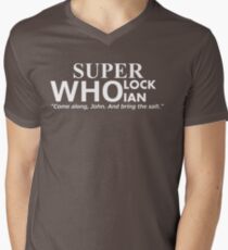 Superwholockian + quip Men's V-Neck T-Shirt