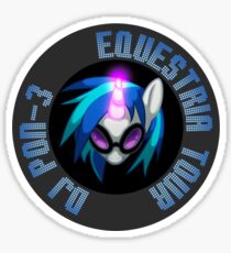 DJ Pon-3 Equestria Tour Sticker