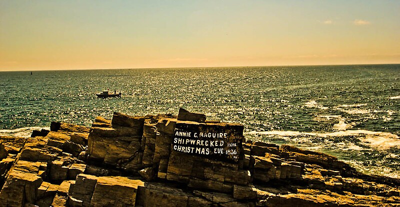 “Annie Maguire Shipwreck,Portland Maine” by Gordon H Rohrbaugh Jr