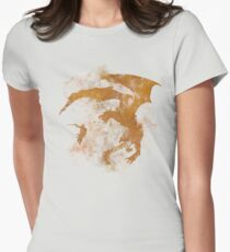 Dragonfight-cooltexture Women's Fitted T-Shirt