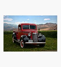 1940 Chevrolet 3/4 Ton Pickup Truck Photographic Print