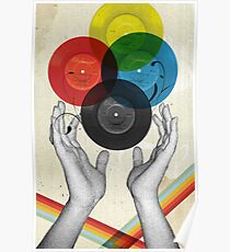 CMYK - the creation of retro Poster