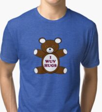 Supernatural 'I Wuv Hugs' Tri-blend T-Shirt