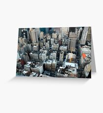 New York skyscrapers Greeting Card