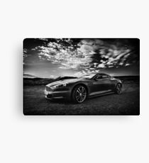 Aston Martin DBS - Mono Canvas Print