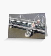 Golden Jubilee Bridge Greeting Card