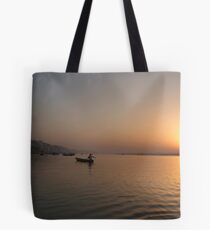 Sunrise on the Ganges Tote Bag