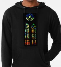 Stained Glass Windows - Sagrada Familia, Barcelona, Spain Lightweight Hoodie