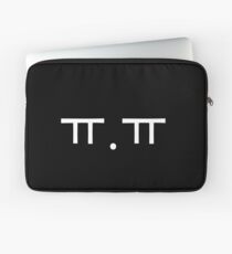 weinendes Emoticon weiß-schwarz Laptoptasche