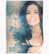Lana Parrilla #Flowers Poster