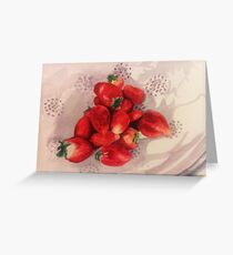 Summer Strawberries Greeting Card