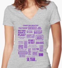 Eddie Izzard - Izzardisms! Women's Fitted V-Neck T-Shirt