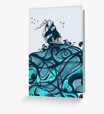 Upon The Sea Greeting Card
