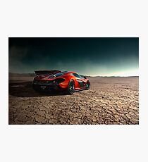 McLaren P1 | Black Rock Photographic Print